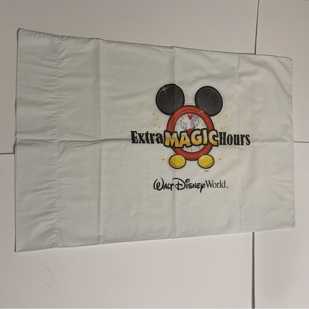 Disney World Extra Magic Hours Pillowcase